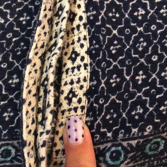 Lucky Brand bohemian floral print tank top with embroidery accent - Picture 6 of 13